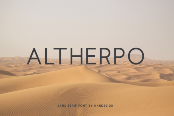 Altherpo: The Versatile Sans Serif Font for Modern Marketers