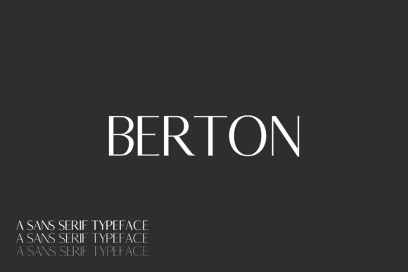 Berton Family: A Timeless Sans Serif for Modern Web Design