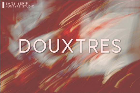 Douxtres: A Clean Sans Serif Font for Makers