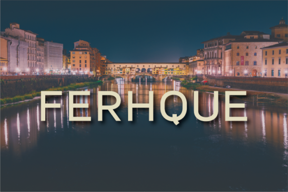 Ferhque: A Minimal Sans Serif Font for Editorial Clarity