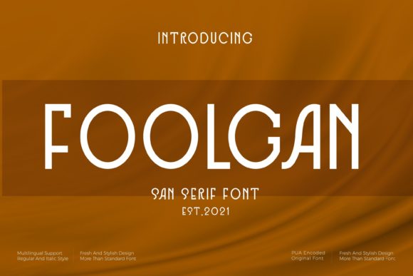 Foolgan Font Review: A Delicate Sans Serif for Modern Brands