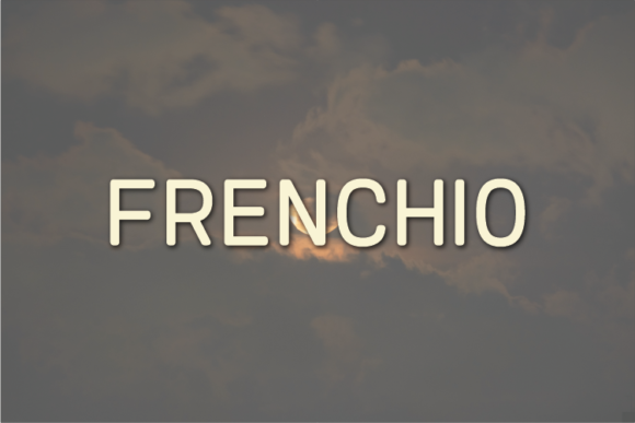 Frenchio: A Fresh Sans Serif for Modern Brand Identity