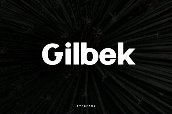 Gilbek: A Minimal Sans Serif Typeface for Modern Editorial Design