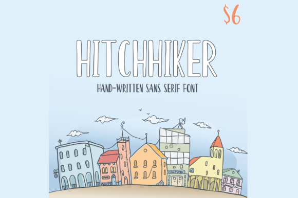 Hitchhiker Font: A Playful Sans Serif for Handmade Brands