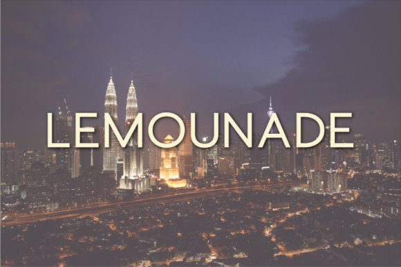 Lemounade: A Clean Sans Serif Font for Modern Web Design