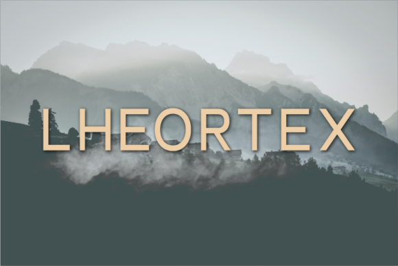 Lheortex: A Clean Sans Serif Font for Modern Editorial Design