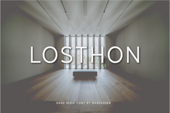 Losthon: A Clean Sans Serif Font for Modern Web Design