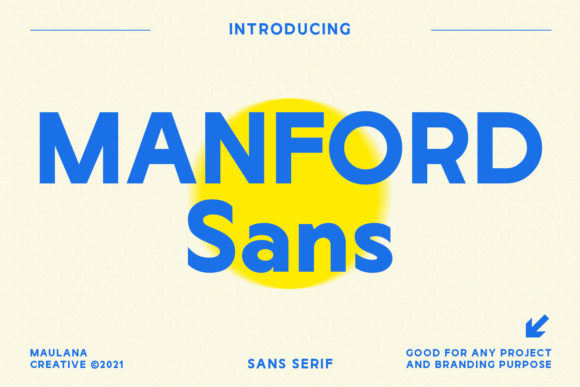 Manford: A Minimal Sans Serif Typeface for Modern Web Design