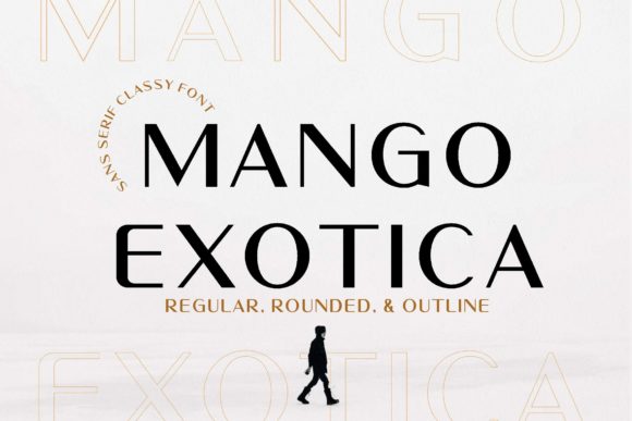 Mango Exotica: A Clean Sans Serif Font for Editorial Design