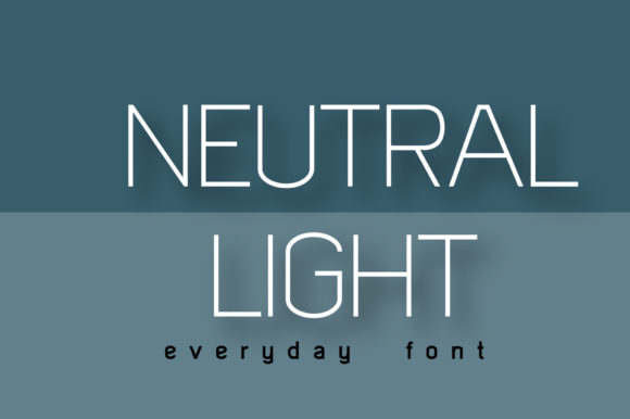 Neutral Light: The Clean Typeface for Clear Campaigns