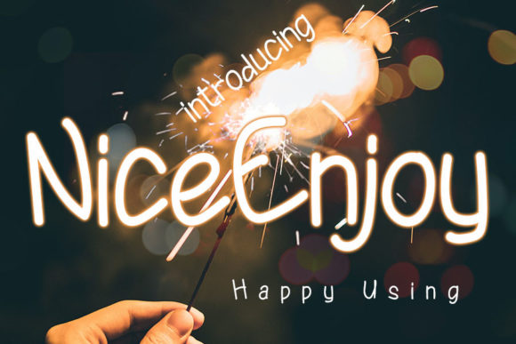 Nice Enjoy Font for Crafters