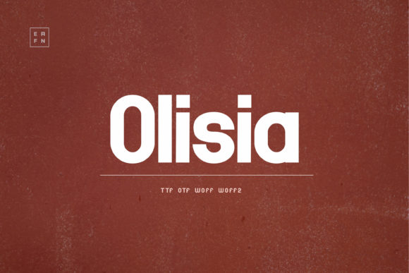Olisia: A Clean Sans Serif Font for Strong Brand Identity
