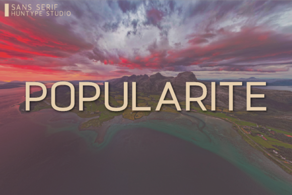 Popularite: The Simple Typeface That Elevates Your Brand