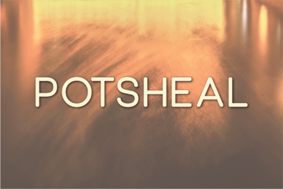 Potsheal: A Minimal Sans Serif Font for Modern Editorial Design