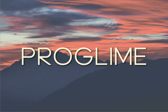 Proglime: A Modern Sans Serif Typeface for Editorial Design
