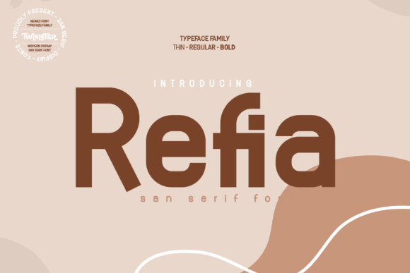 Refia: A Modern Sans Serif Typeface for Editorial Design