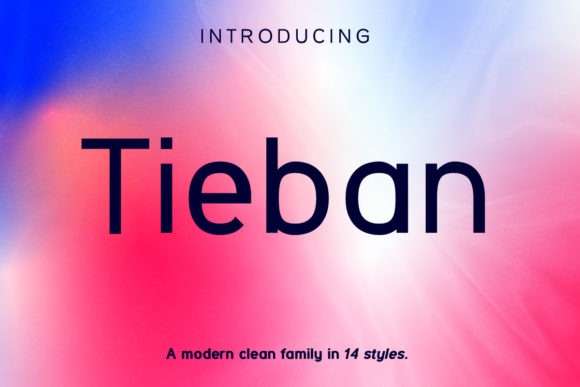 Tieban: The Clean Typeface That Elevates Small Business Brands
