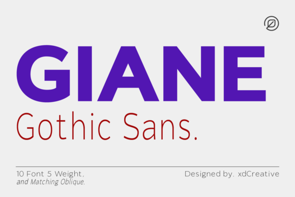 Upgrade Your Brand with Giane Gothic Sans Typeface