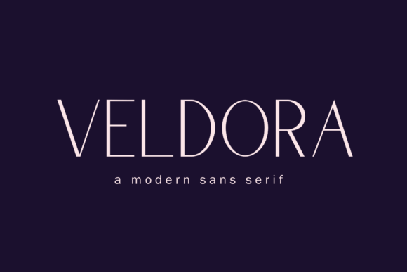 Veldora: A Delicate Sans Serif Font for Editorial Design